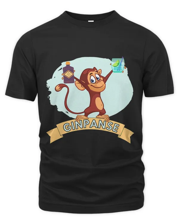 Gin Chimpanzee likes to drink gin cocktails with friends