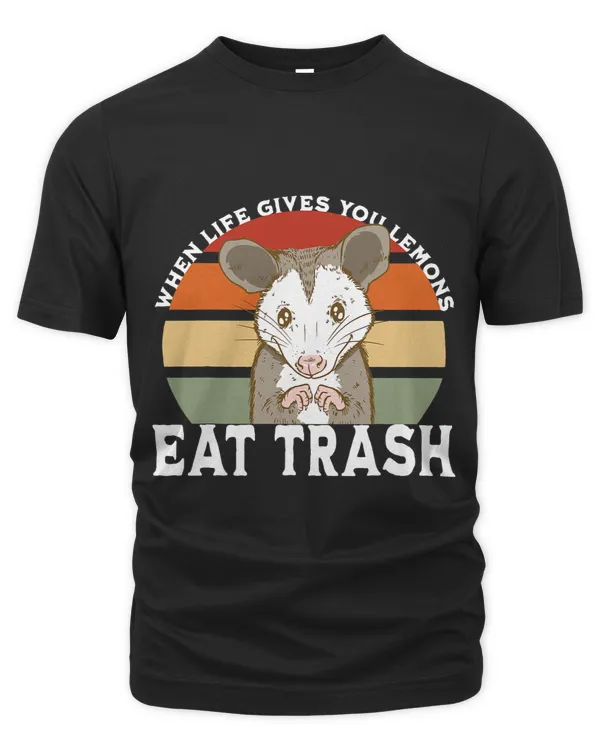 Eat trash Funny Rat Possum Meme Joke