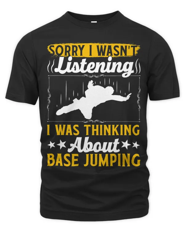 Funny Skydiver Skydiving Base Jumping Jumper Hobby Cliff