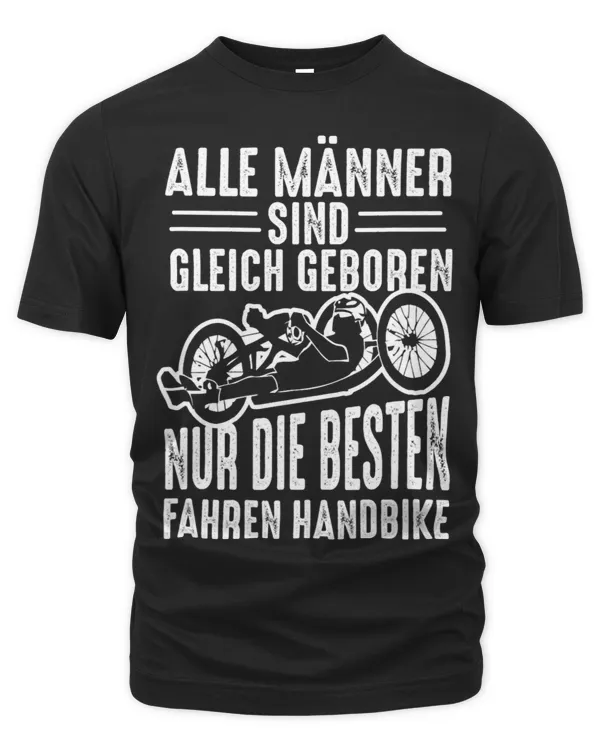 Motocross Biker Mens All men are equal to born the best driving handbikeMotocross Biker Mens All men are equal to born the best driving handbike
