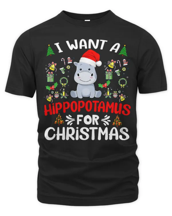 Hippo Pet I Want A Hippopotamus Christmas Xmas For Christmas Xmas