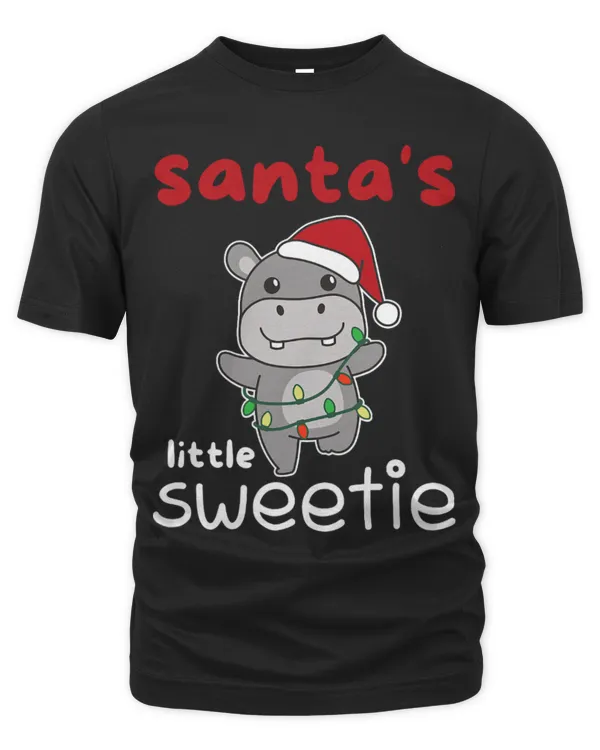 Hippo Pet Santa s Little Sweetie Hippo Christmas