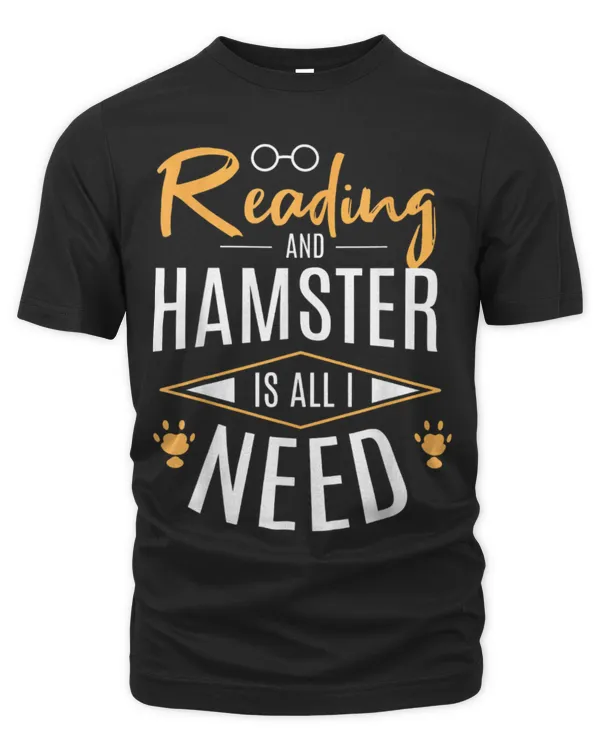 Hamster Pet Reading and Hamster Cute Bookworm Rodent