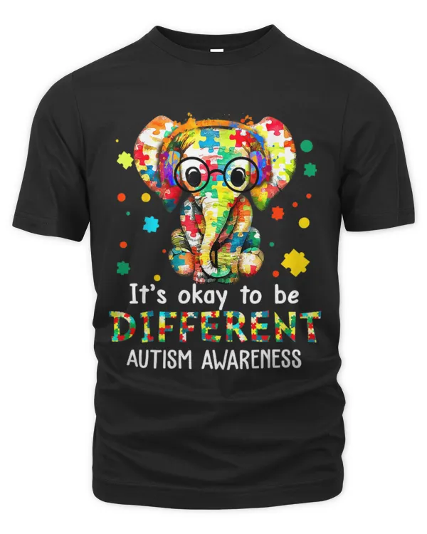 Elephant Mammal Autistic Its Okay To Be Different Elephant Funny Autism Awareness