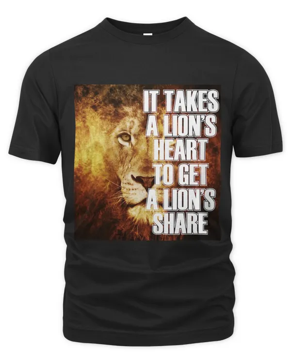 Lion Pet It takes a lion heart to get a lion share 1