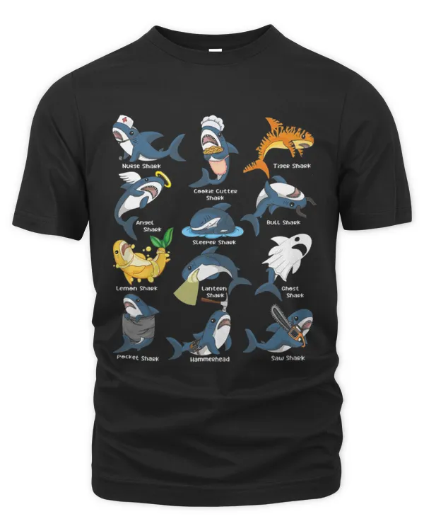 Shark Pet Funny Style Shark Cute Sharks Lovers Tee For Men Women