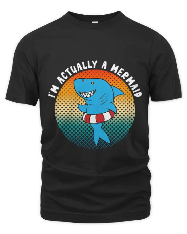 Shark Pet Funny Summer I m Actually A Mermaid Shark Swim Tube Ring