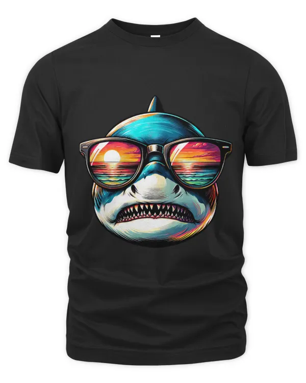 Shark Pet Funny Sunglasses Shark Retro Animal Lover Boys Girls