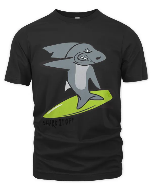 Shark Pet Funny surfing Shark it off