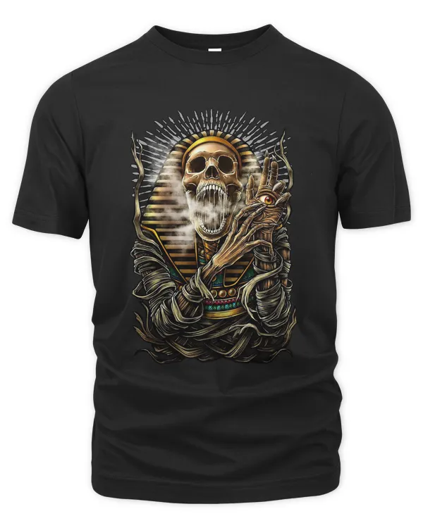 Pharaoh Skull Art Skeleton
