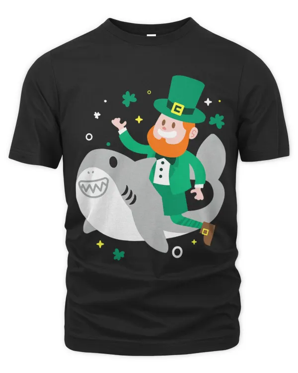 Shark Pet Leprechaun Shark Funny Cute St Patricks Day Green