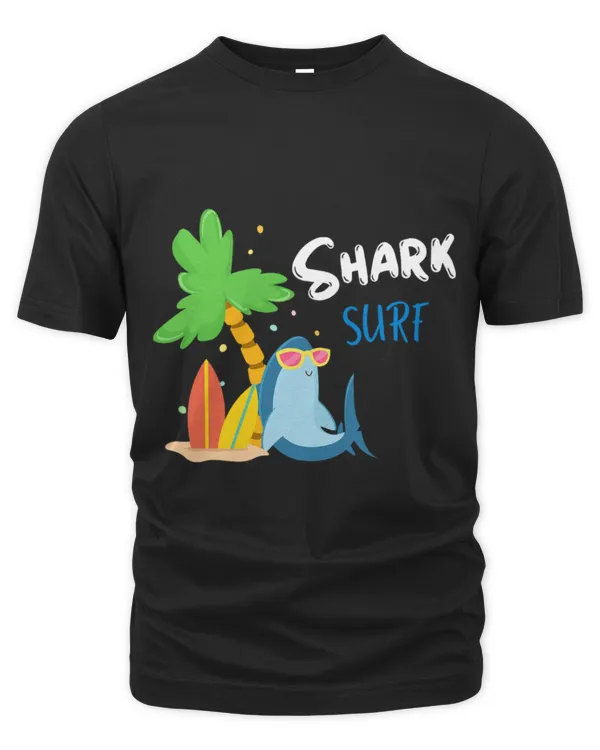 Shark Pet Surf Summer Surf Vacation Family Matching