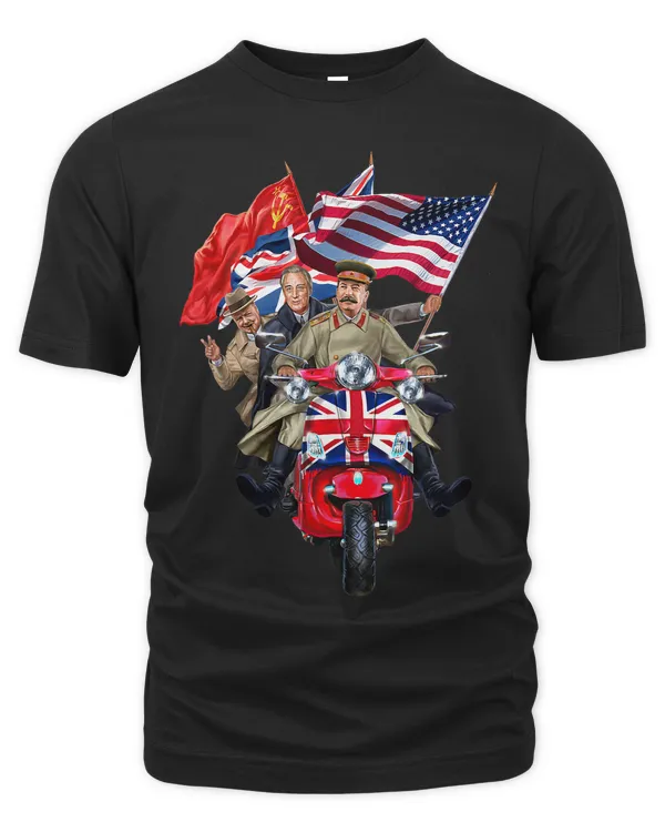 Winston Churchill Roosevelt Stalin Joyride Scooter
