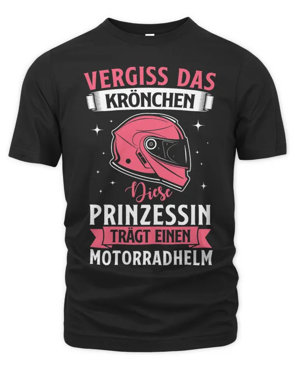 Womens Forget the crown this princess wears motorcycle helmet