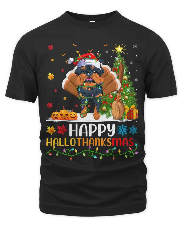 Dog Lover Funny Happy Brussels Griffon Dog HelloThanksMas