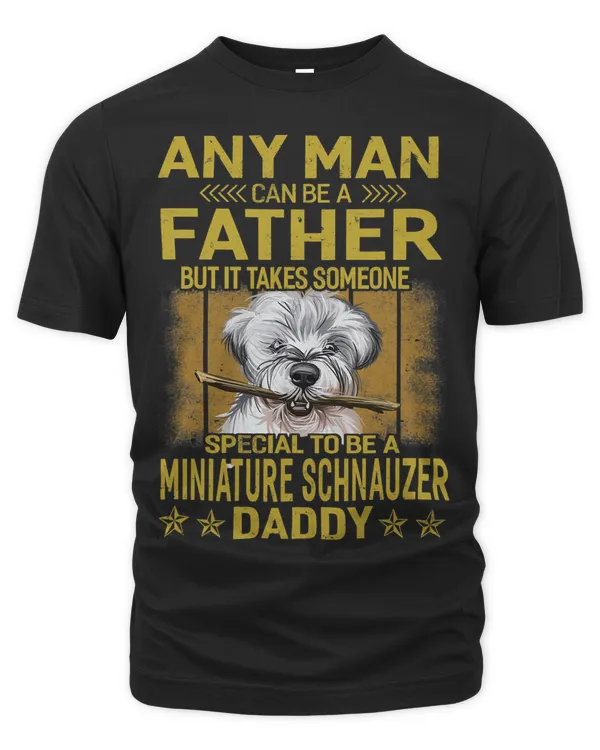 Dogs 365 Miniature Schnauzer Dog Daddy Dad Gift For Men