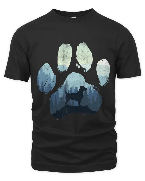 Jack Russel Dog Paw Mom Dad Mountains