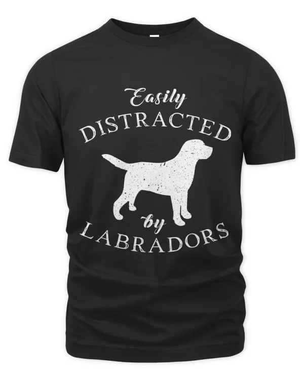 Easily Distracted By Labradors Lab Owner Dog Silhouette