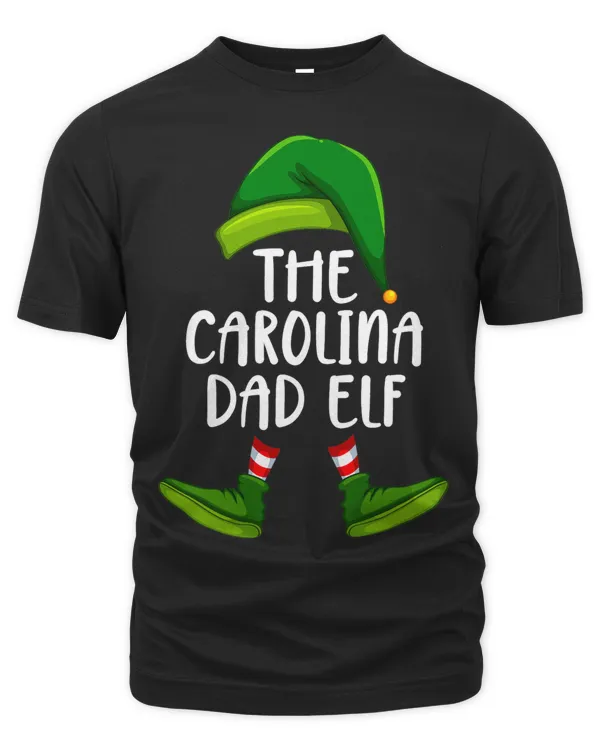 Carolina Dad Dog Elf Funny Christmas Pajama X mas Men