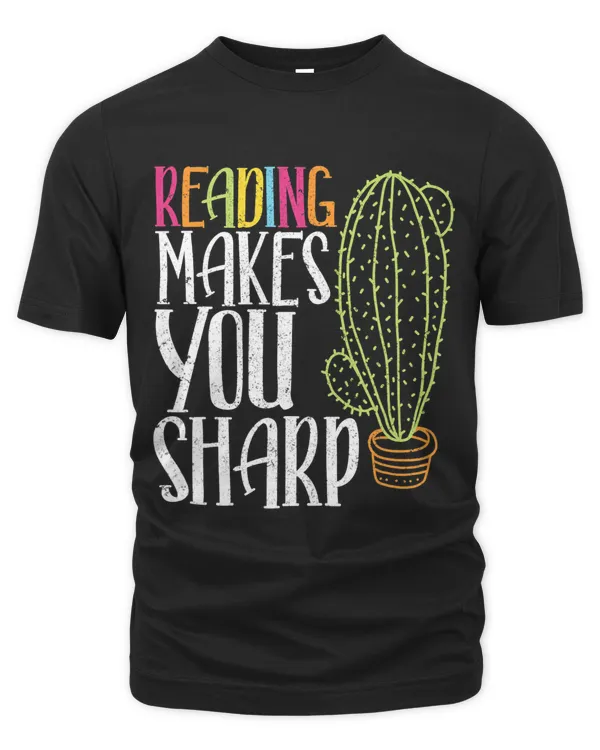 Funny Sarcastic Cactus ELA Reading Makes You Sharp Teacher