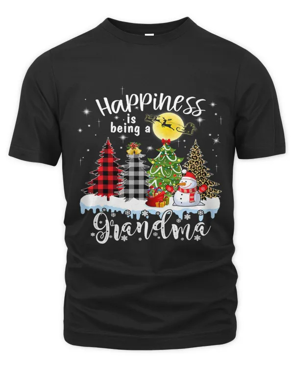 Happiness Is Being A Grandma Merry Christmas Snowman 88