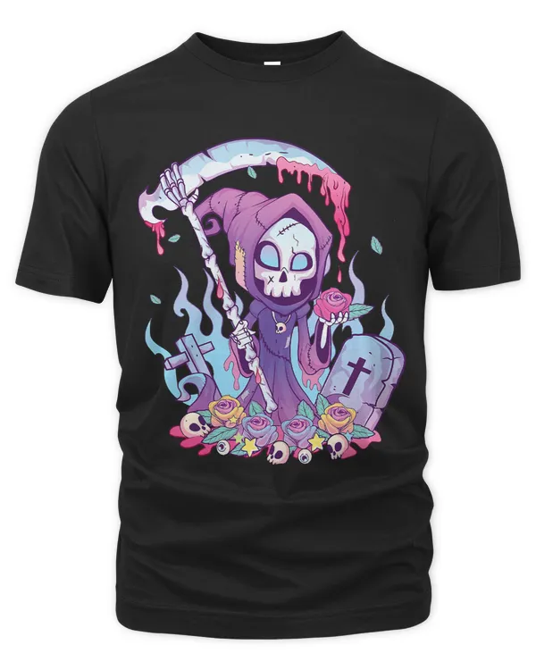 Pastel Goth Creepy Death Grim Reaper Kawaii Occult Menhera 53