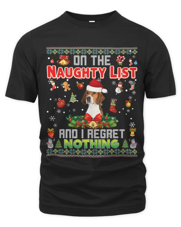 On The Naughty List And I Regret Nothing English Foxhound