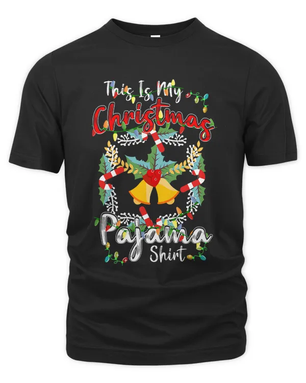 This Is My Christmas Pajama Costume Funny Christmas Lights 18
