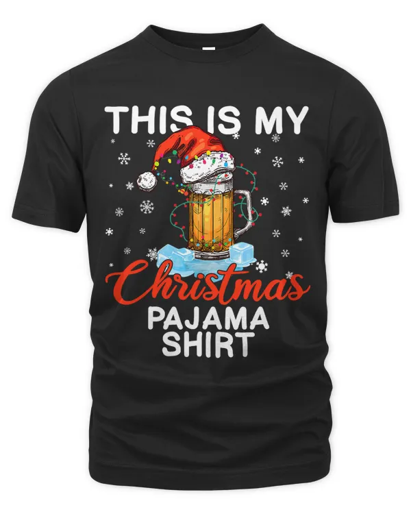 This Is My Christmas Pajama Funny Christmas Santa Hat18