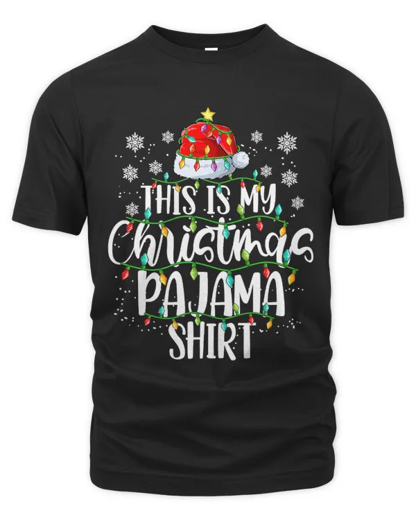 This Is My Christmas Pajama Shirt Funny Xmas PJs Men Women 199
