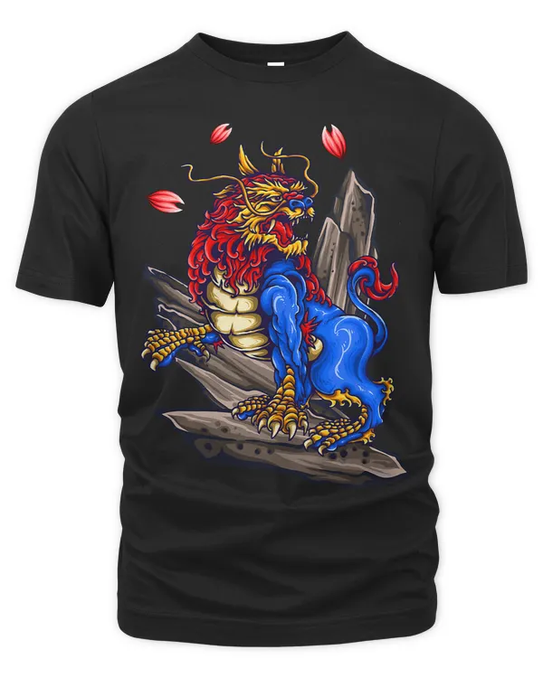 Japanese Temple Lion Guardian Lion Dragon