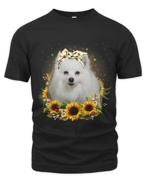 Sunflower American Eskimo Dog Mothers Day For Women