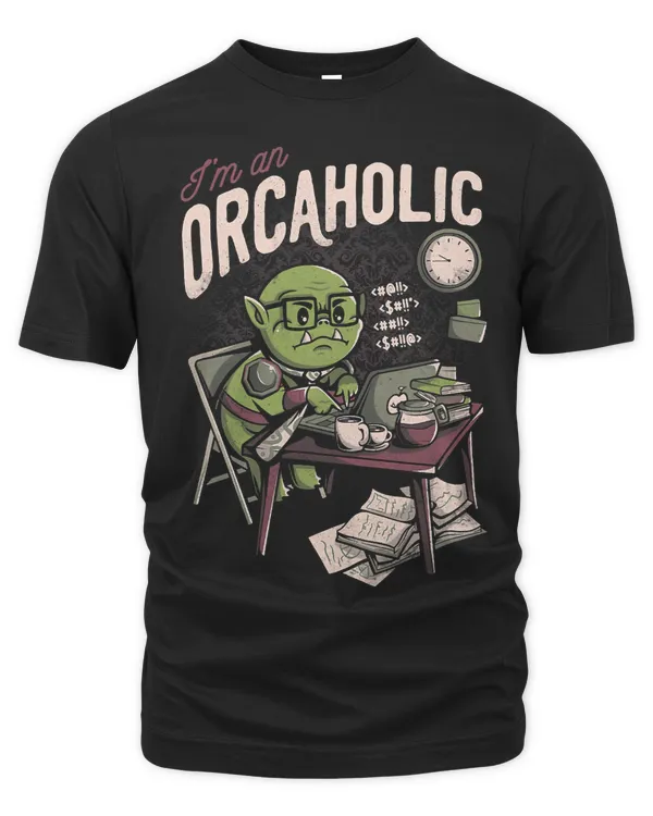 Im A Orcaholic RPG Halloween Funny Home Office555