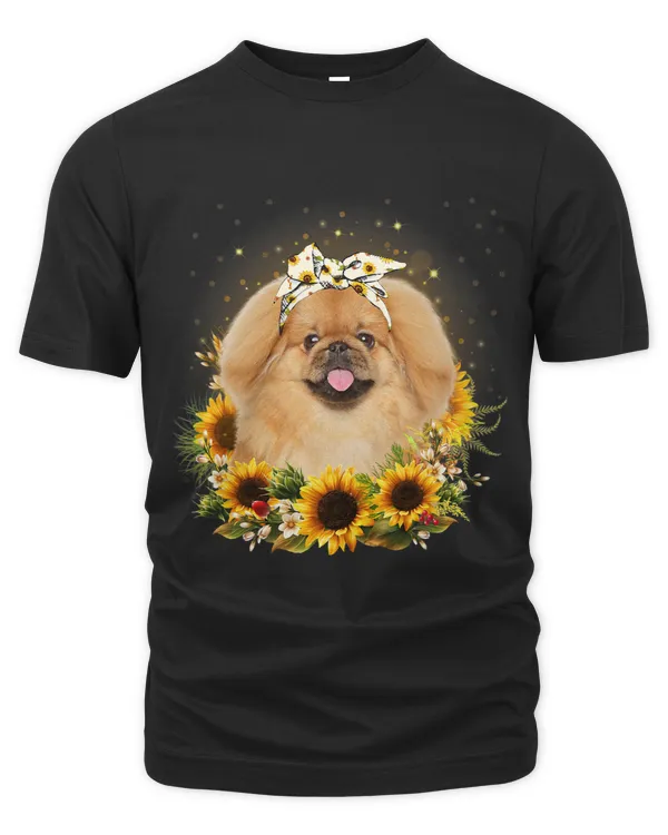 Sunflower Pekingese Dog Mothers Day For Women