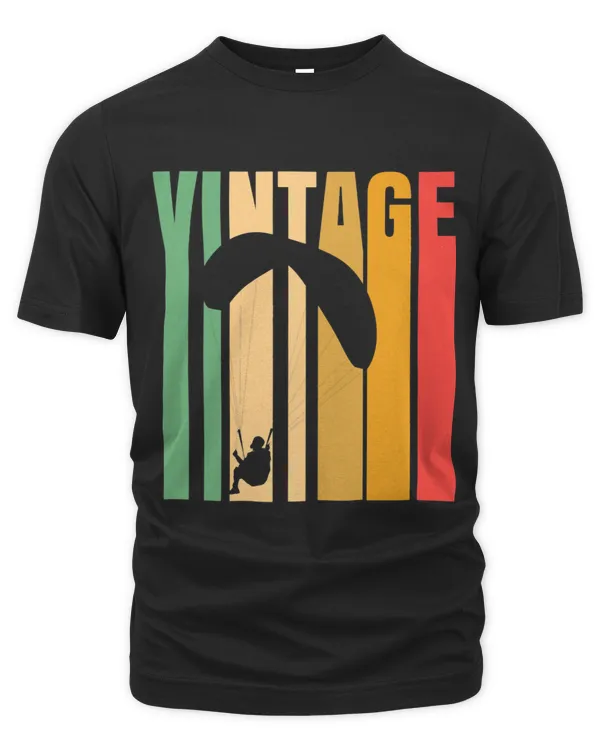 Vintage Paragliding Skydiver Parachuting