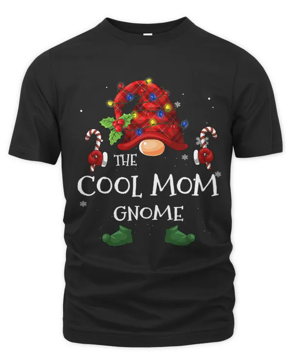 The Cool Mom Gnome Buffalo Plaid Christmas Tree Light