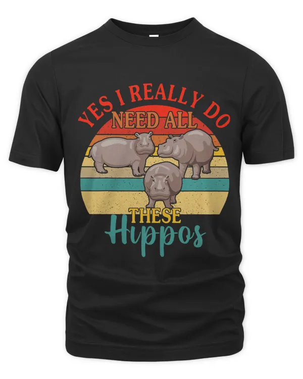 Vintage Really Do Need All These Hippos Three Cute Hippos