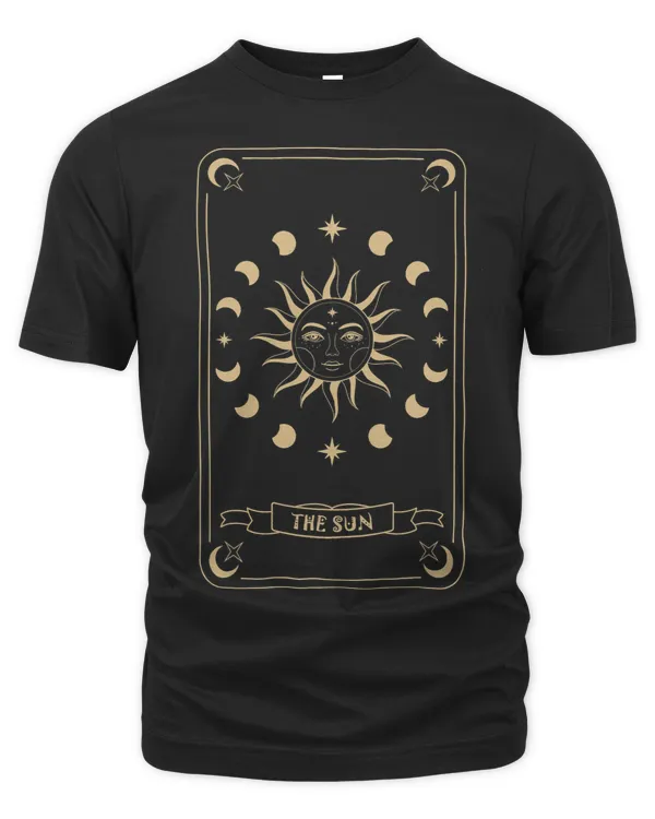 The Sun Tarot Card Boho Minimalism Dark Academia