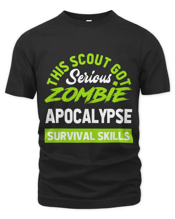 Scout Zombie Apocalype Survival Skills Funny Scouts