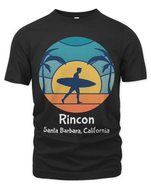 Rincon Santa Barbara California Surfing Vintage Surfer Beach