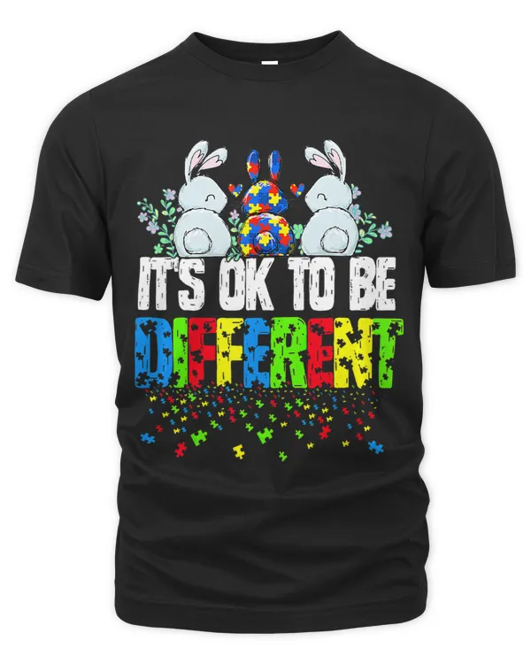 Its Ok To Be Different Bunny Rabbit Puzzle Autism Awareness