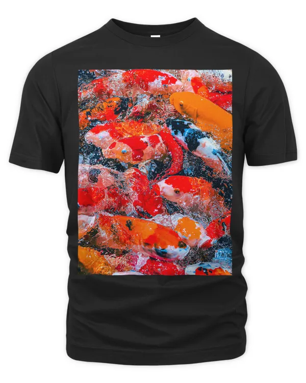 Japanese Streetwear Retro Aesthetic Tokyo Koi Fish Graphic