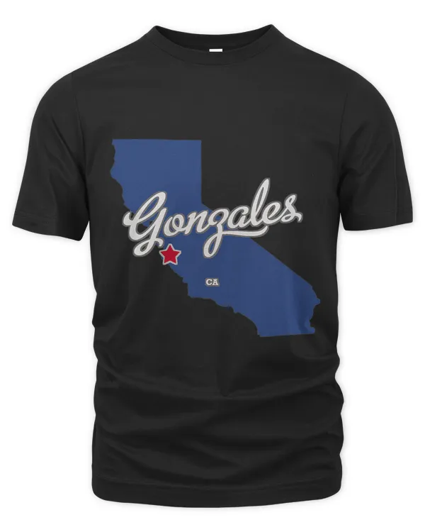 Gonzales California CA Map