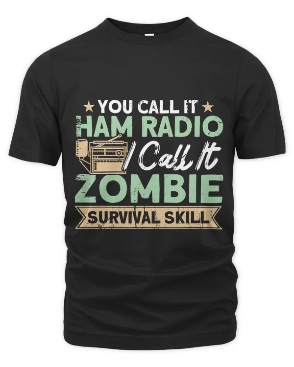 Ham Radio Zombie Survival Skill Vintage Amateur Radio 1