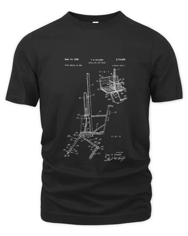 Schematic of Ski Lift Chair