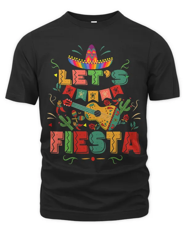 Lets Fiesta Happy Cinco De Mayo Sombrero Peppers May 5th