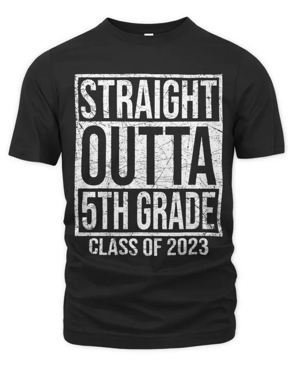 Straight Outta 5th Grade Graduation Class Of Funny Gift