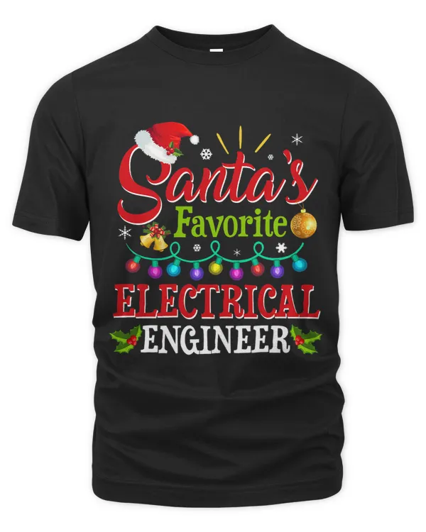 Santas Favorite Electrical Engineer Light Hat Christmas