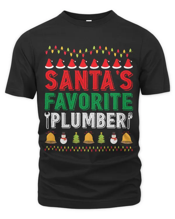 Santas Favorite Plumber Christmas Ornament Xmas Holiday