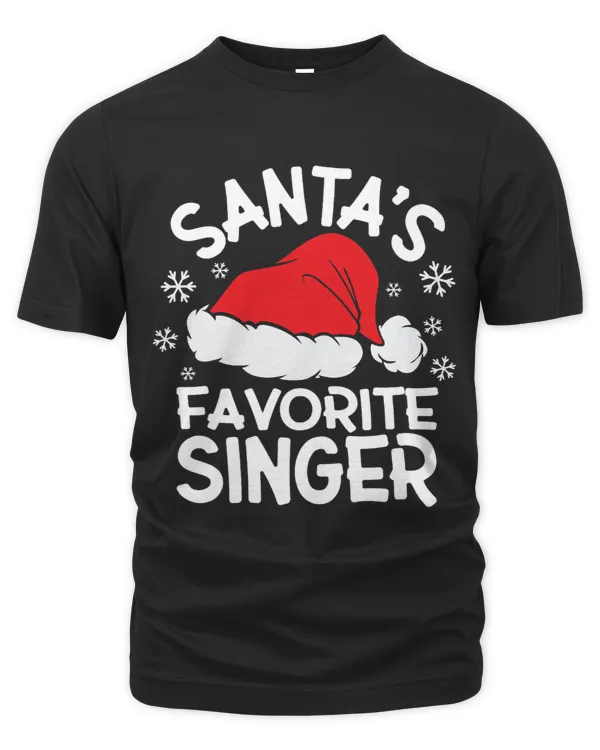 Santas Favorite Singer Design for Christmas Party